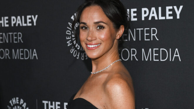 Meghan, Duchess of Sussex at The Paley Gala Honoring Tyler Perry at Beverly Wilshire, A Four Seasons Hotel on December 4, 2024 in Los Angeles, California. (Photo by Michael Buckner/Variety via Getty Images)