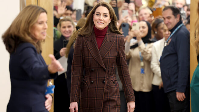 Catherine, Princess of Wales during a visit to The Royal Marsden Hospital on Jan. 14, 2025, in London, England. (Chris Jackson/Getty Images/TNS)