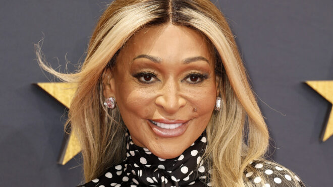 Karen Huger attends the BET Awards 2023 at Microsoft Theater on June 25, 2023, in Los Angeles. (Frazer Harrison/Getty Images/TNS)