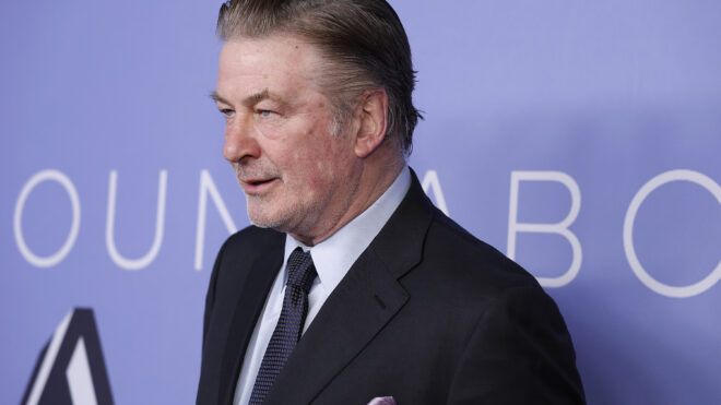 Alec Baldwin attends the Roundabout Gala 2023 at The Ziegfeld Ballroom on March 6, 2023, in New York. (John Lamparski/Getty Images/TNS)