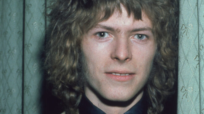 Pop singer David Bowie at the "Disc and Music Echo" Valentine Awards ceremony at the Cafe Royal in London in 1970. (Hulton Archive/Getty Images/TNS)