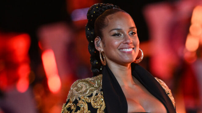 Alicia Keys performs during the BBC Platinum Party at the Palace, as part of the Queen's Platinum Jubilee celebrations, on June 4, 2022, in London. (Daniel Leal/WPA Pool/Getty Images/TNS)