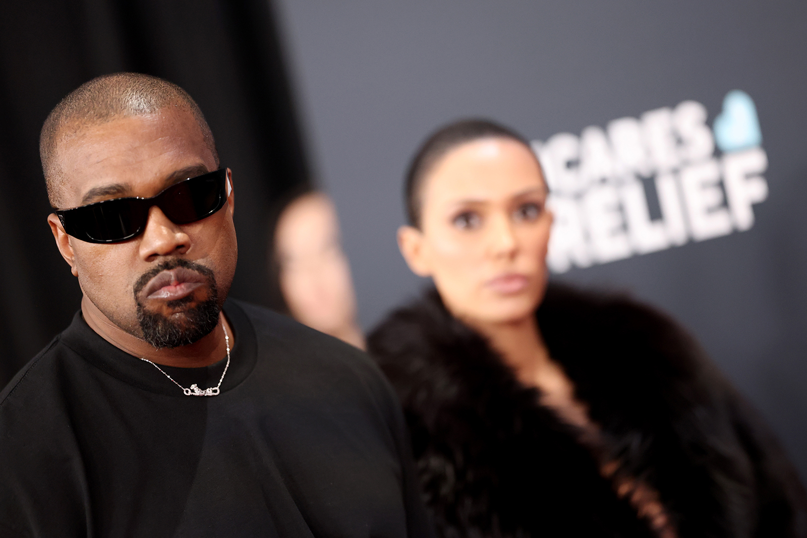 Kanye West, left, and Bianca Censori attend the 67th Annual Grammy Awards on Feb. 2, 2025, in Los Angeles. (Matt Winkelmeyer/Getty Images for The Recording Academy/TNS)