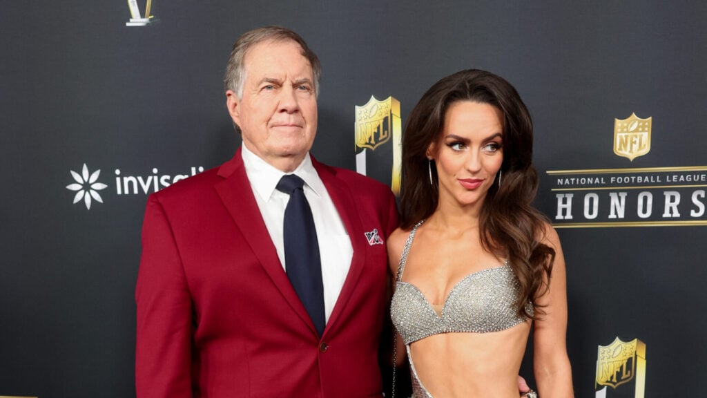 Bill Belichick and Jordon Hudson