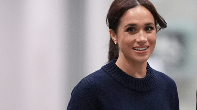 The Duchess of Sussex departs following the USA v Israel Wheelchair Basketball final in the Vancouver Convention Centre (VCC) during the 2025 Invictus Games in Vancouver, Canada. Picture date: Sunday February 9, 2025. (Photo by Aaron Chown/PA Images via Getty Images)