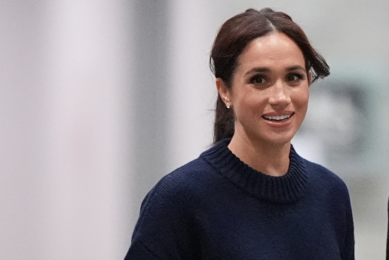 The Duchess of Sussex departs following the USA v Israel Wheelchair Basketball final in the Vancouver Convention Centre (VCC) during the 2025 Invictus Games in Vancouver, Canada. Picture date: Sunday February 9, 2025. (Photo by Aaron Chown/PA Images via Getty Images)