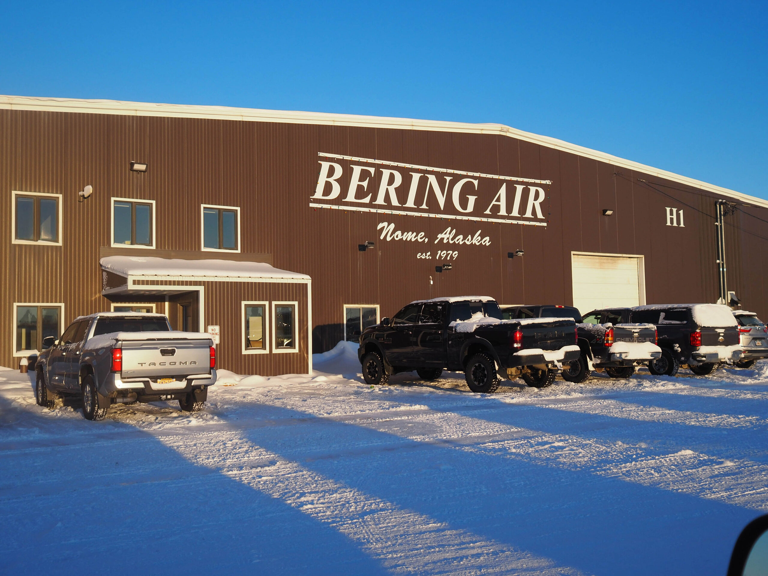 Bering Air's passenger terminal on Friday, Feb. 7, 2025, in Nome, Alaska. The company is an institution in the region, providing some of the only regular passenger air service to dozens of communities in Western Alaska. (Zachariah Hughes/Anchorage Daily News/TNS)