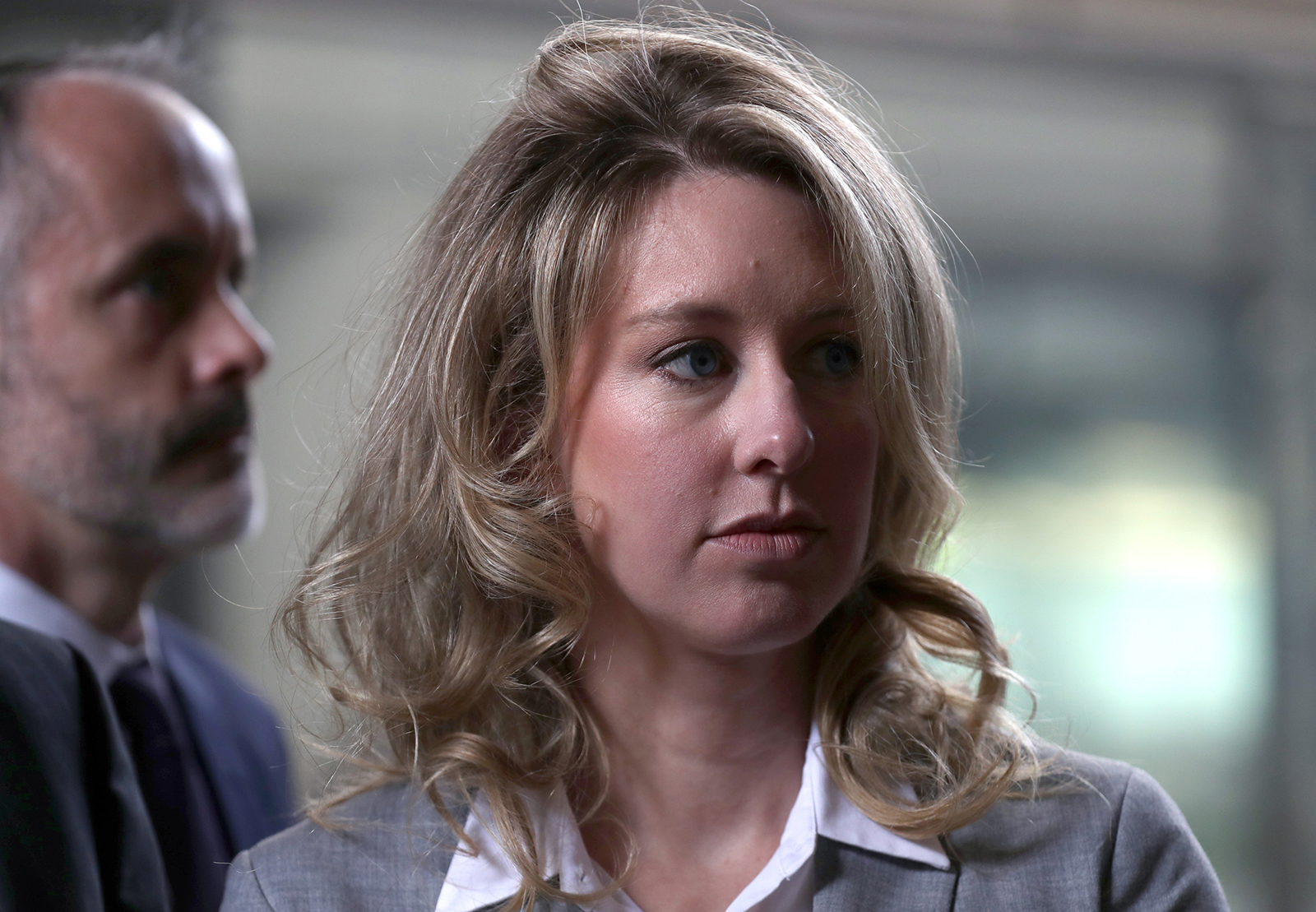 In this file photo, former Theranos founder and CEO Elizabeth Holmes arrives at the Robert F. Peckham U.S. Federal Court on June 28, 2019, in San Jose, California. (Justin Sullivan/Getty Images/TNS)