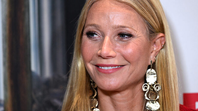 Gwyneth Paltrow arrives for the Los Angeles premiere of "The Brothers Sun" at the Tudum Theatre in Los Angeles on Jan. 4, 2024. (Robyn Beck/AFP via Getty Images/TNS)