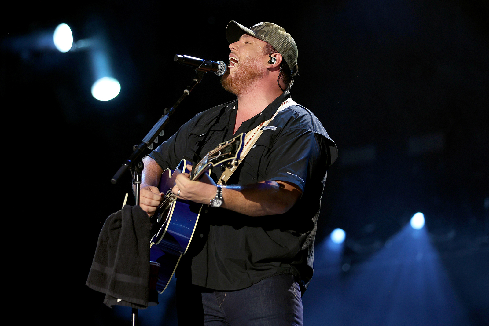 Luke Combs performs during day 3 of CMA Fest 2022 at Nissan Stadium on June 11, 2022, in Nashville, Tennessee. (Jason Kempin/Getty Images/TNS)