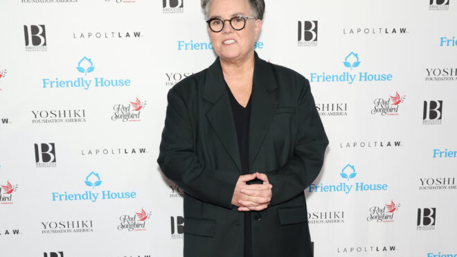 Rosie O'Donnell attends the Friendly House "Stronger Together" 33rd annual awards luncheon at The Beverly Hilton on Oct. 28, 2023, in Beverly Hills, California. (Monica Schipper/Getty Images/TNS)