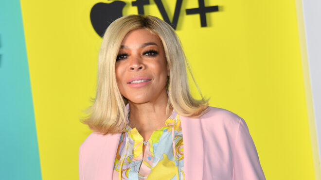 U.S. television presenter Wendy Williams arrives for Apple's "The Morning Show" global premiere at Lincoln Center - David Geffen Hall on Oct. 28, 2019, in New York. (ANGELA WEISS/AFP via Getty Images/TNS)