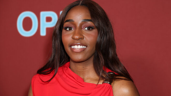 Ayo Edebiri at A24's "Opus" Los Angeles Premiere held at The Egyptian Theatre on February 19, 2025 in Los Angeles, California. (Photo by JC Olivera/Variety via Getty Images)