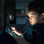 child-on-ipad