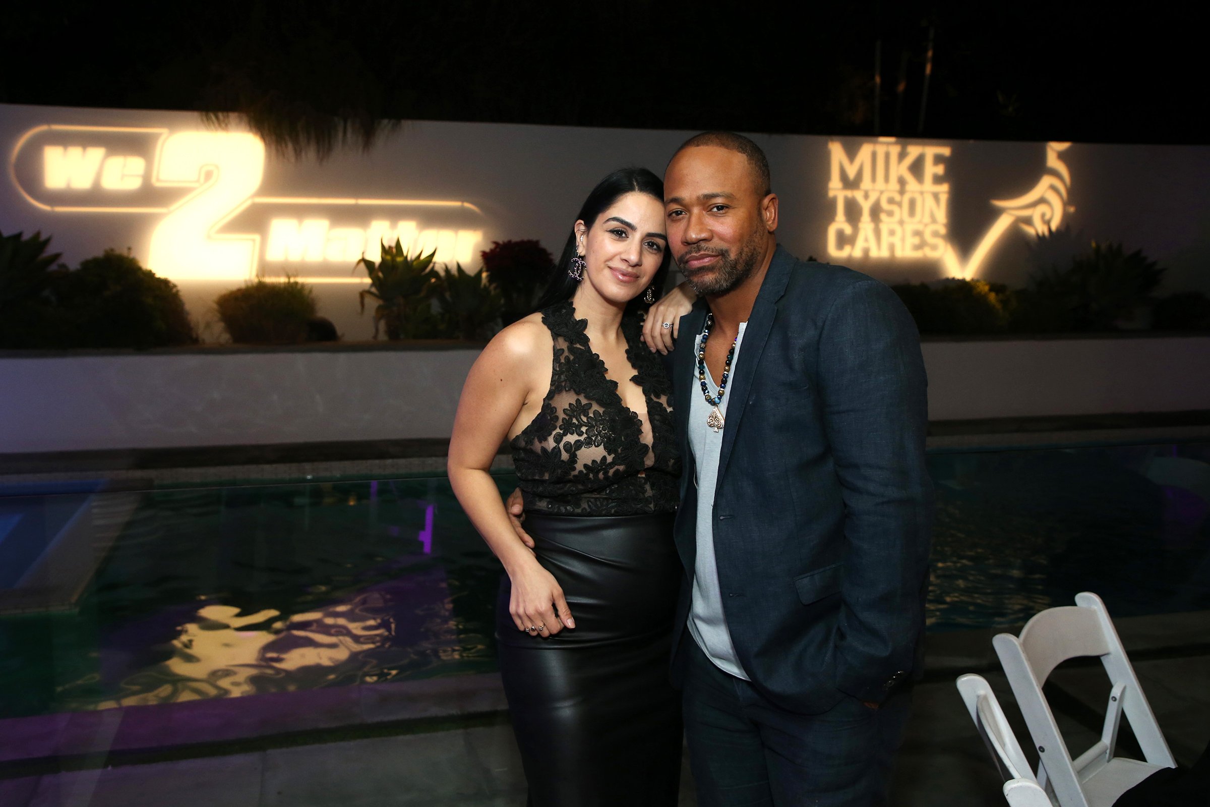 Aida Short and Columbus Short attend the Mike Tyson Cares & We 2 Matter Fundraiser on Dec. 5, 2021, in Newport Beach, California. (Phillip Faraone/Getty Images/TNS)