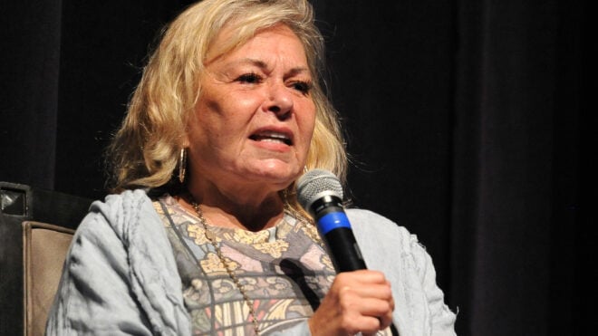 BEVERLY HILLS, CA - SEPTEMBER 17: Roseanne Barr participates in "Is America a Forgiving Nation?,'' a Yom Kippur eve talk on forgiveness hosted by the World Values Network and the Jewish Journal at Saban Theatre on September 17, 2018 in Beverly Hills, California.