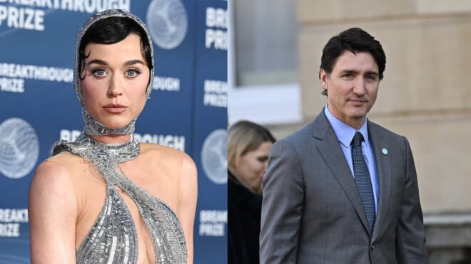 Katy Perry and Justin Trudeau