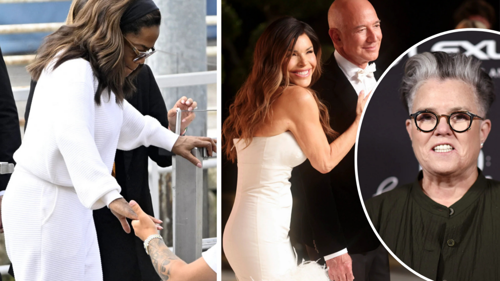 Rosie O'Donnell Questions Why Oprah Attended Jeff Bezos & Lauren Sánchez's 'Gross' Wedding