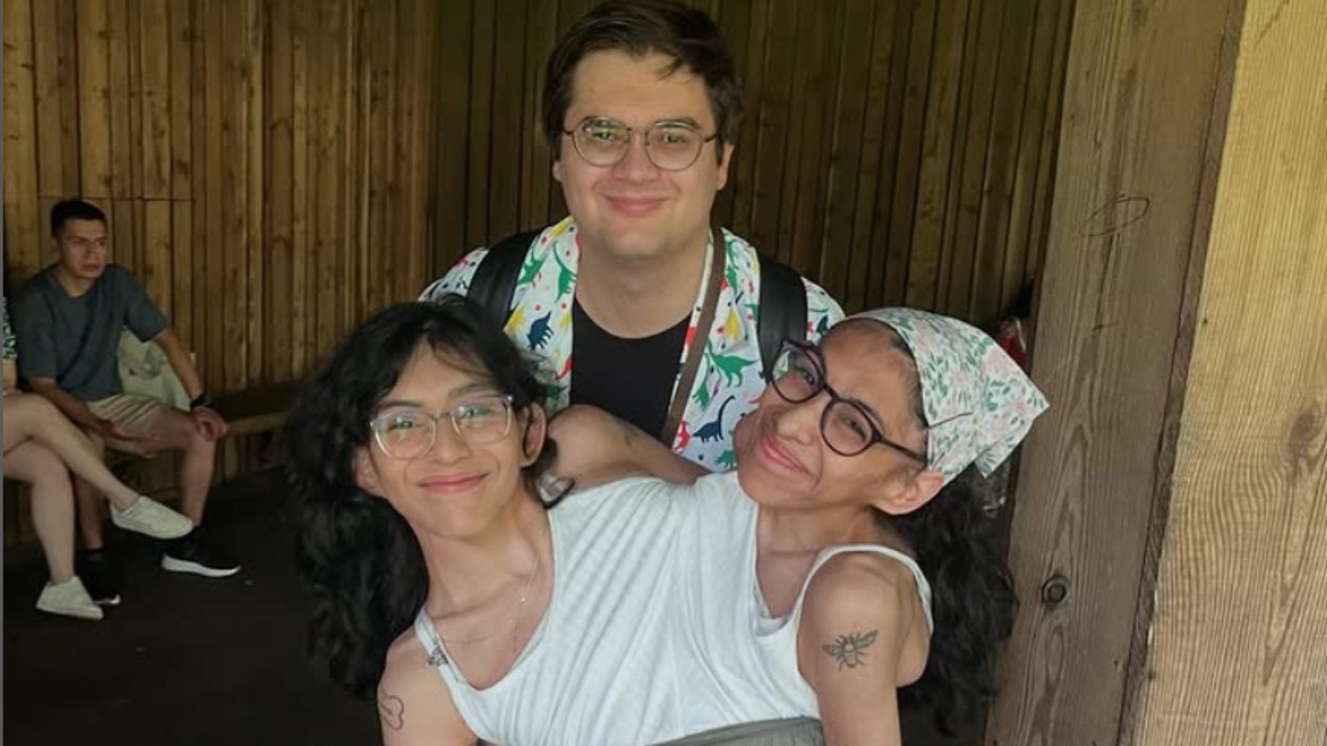 conjoined twins Carmen and Lupita and husband Daniel