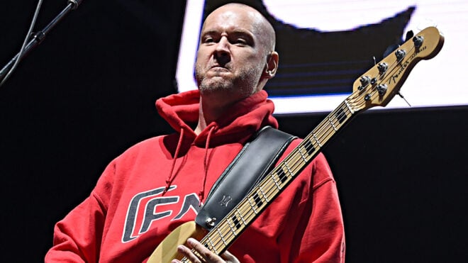 Sam Rivers of Limp Bizkit performs onstage