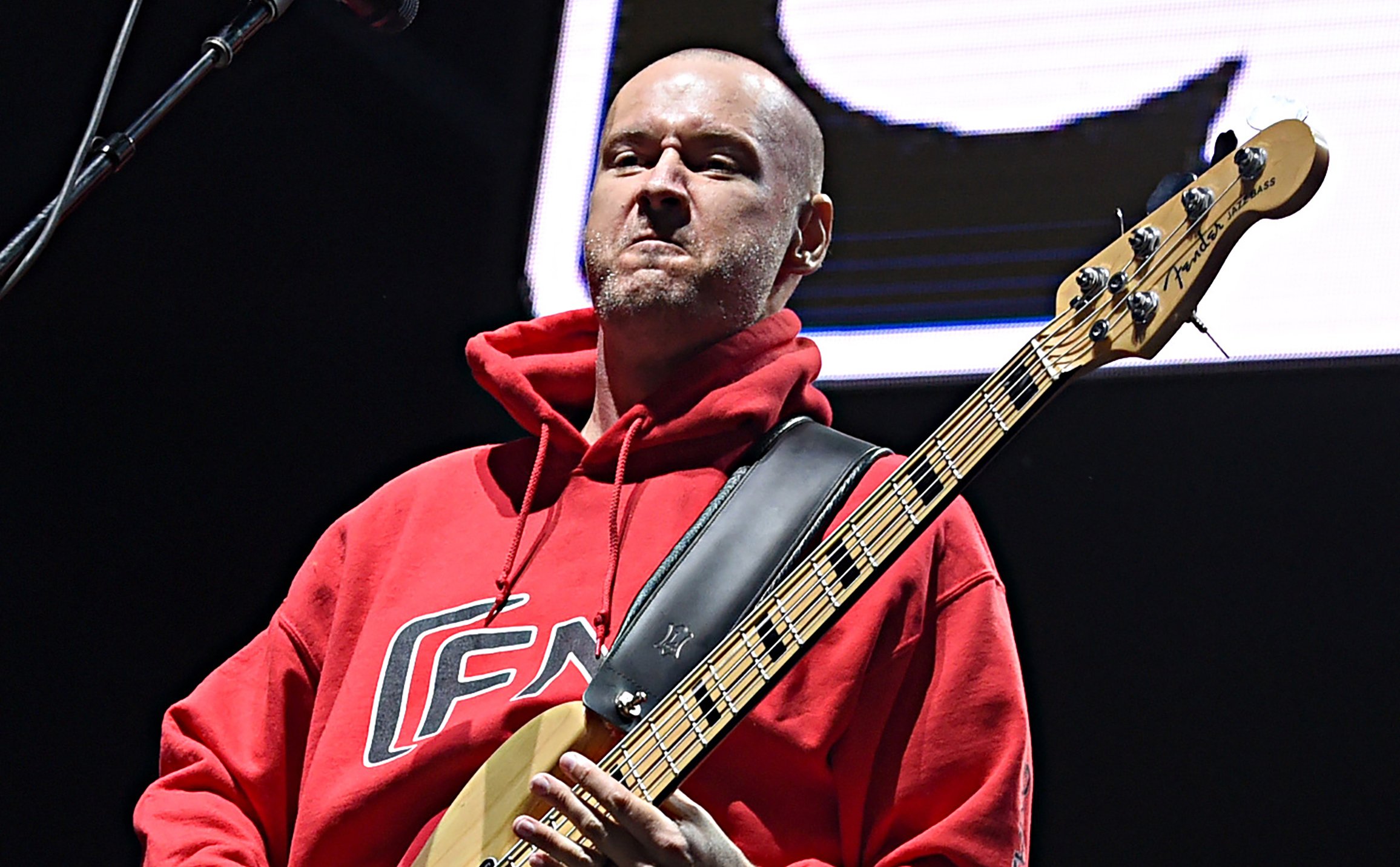 Sam Rivers of Limp Bizkit performs onstage