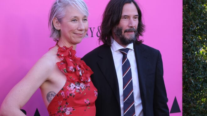 Alexandra Grant and Keanu Reeves