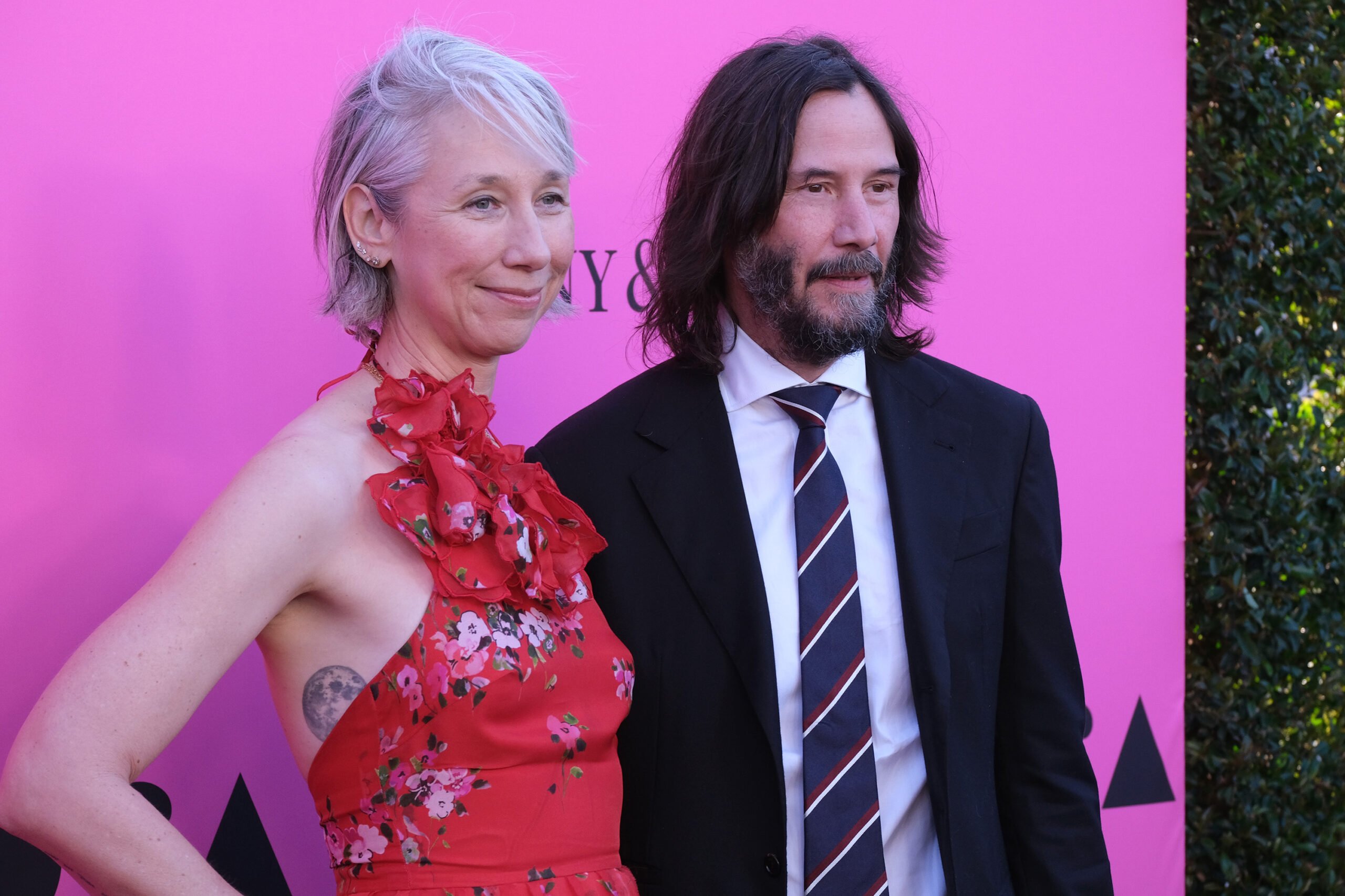 Alexandra Grant and Keanu Reeves