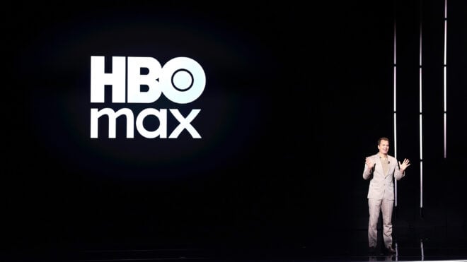 HBO Max upfront stage