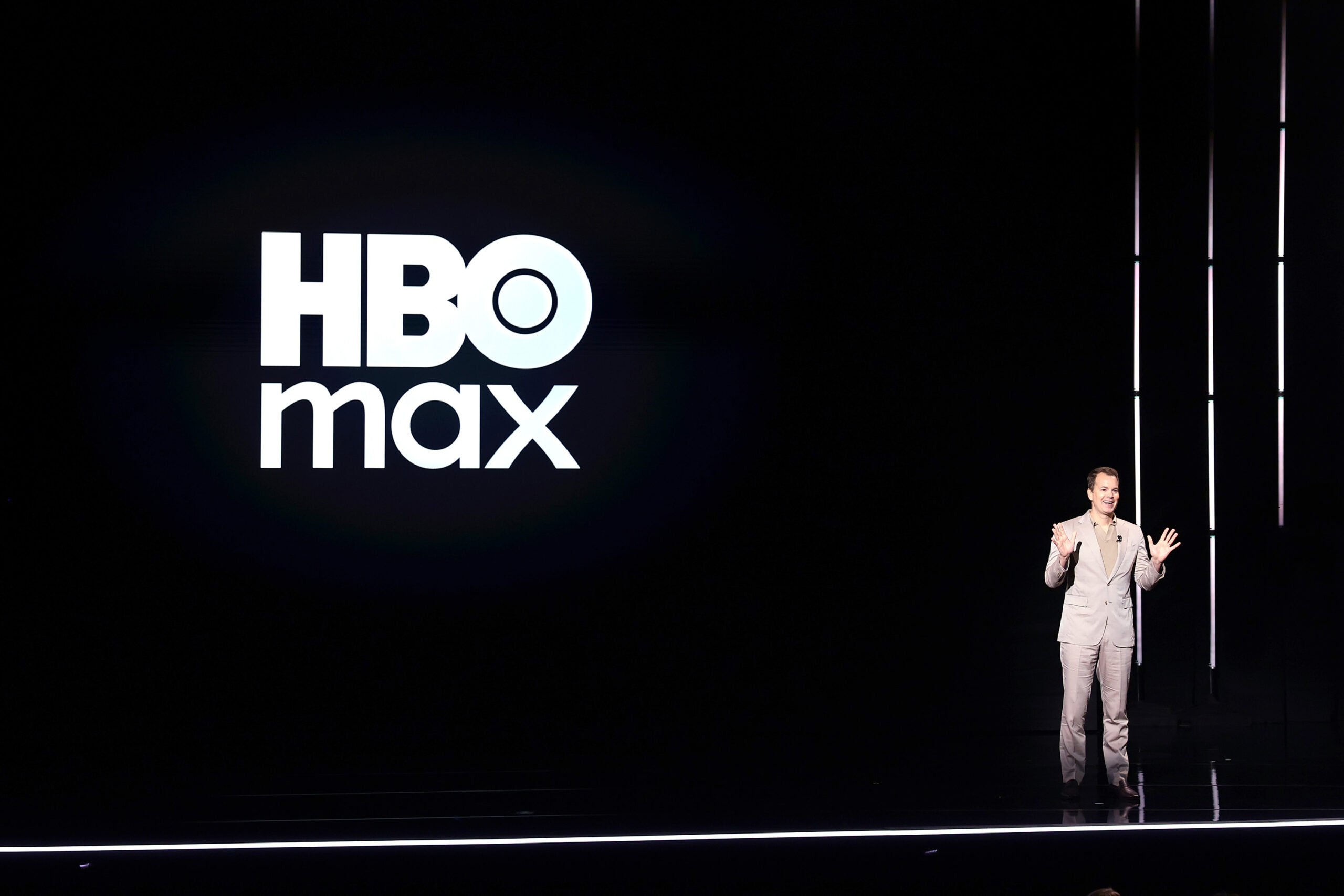 HBO Max upfront stage