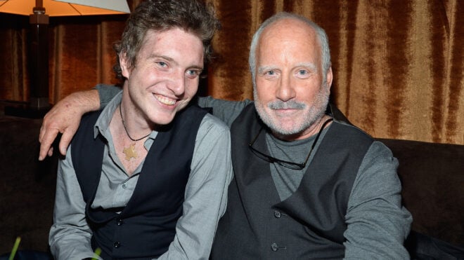 Ben Dreyfuss next to dad Richard Dreyfuss