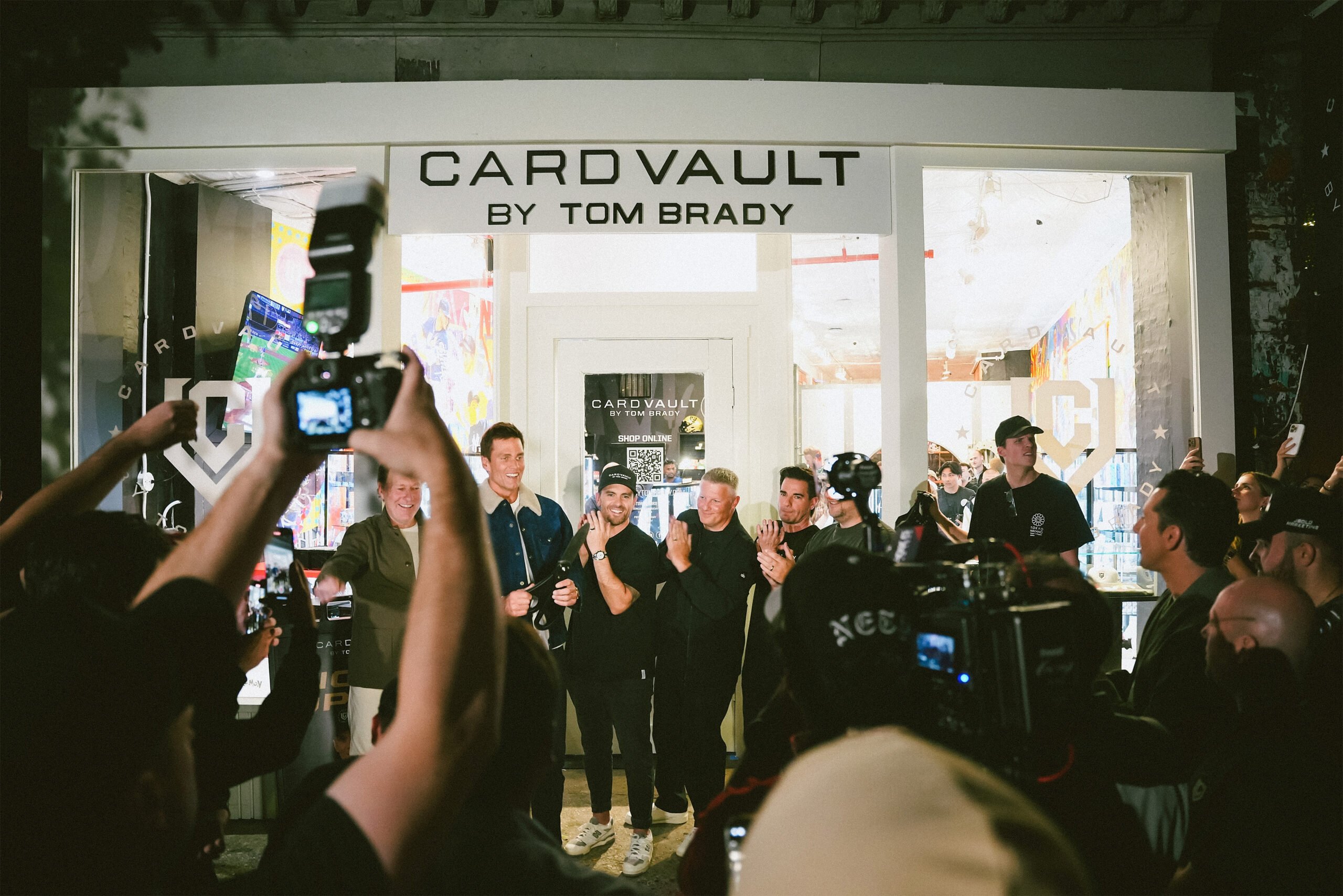Tom Brady at CardVault in SoHo