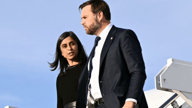 Usha and JD Vance
