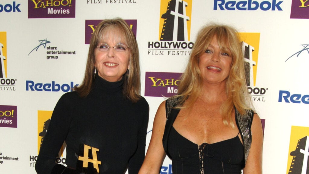 Diane Keaton and Goldie Hawn post alongside each other
