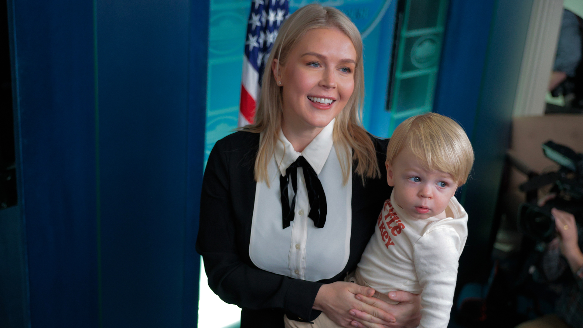 Karoline Leavitt and her son