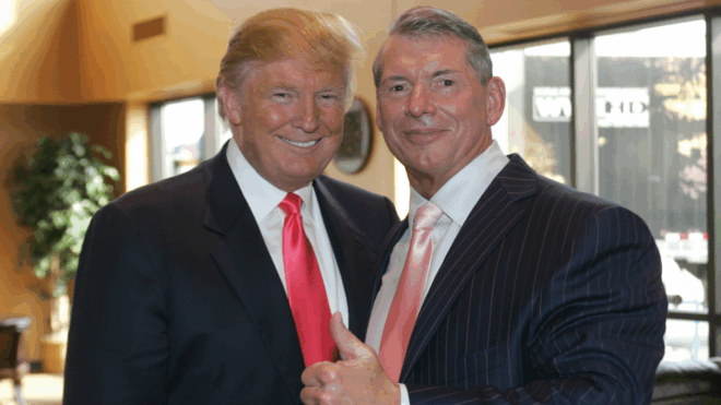 donald trump Vince McMahon
