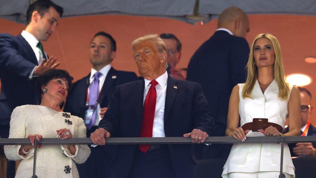 Trump at Super Bowl 2025