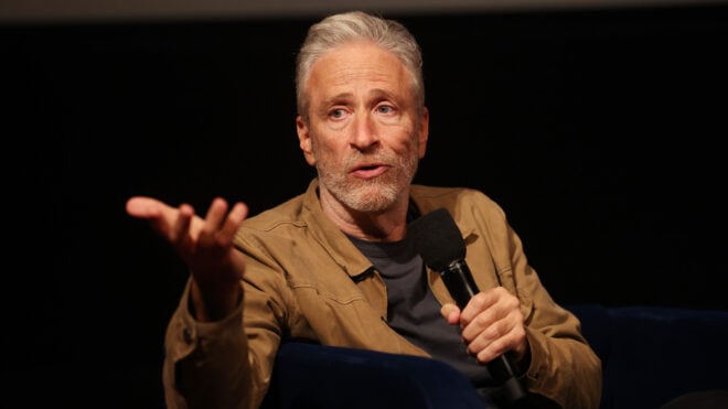 LOS ANGELES, CALIFORNIA - JUNE 07: Jon Stewart attends Comedy Central's "The Daily Show"