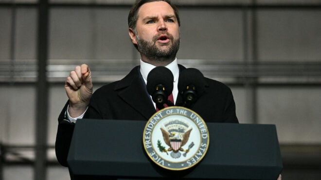 U.S. Vice President JD Vance speaks