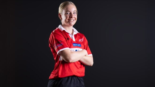 brooke day in rugby uniform