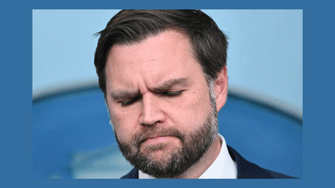 US Vice President JD Vance speaks during a press briefing