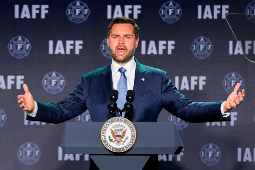 Vice President Vance Speaks To The International Association Of Firefighters