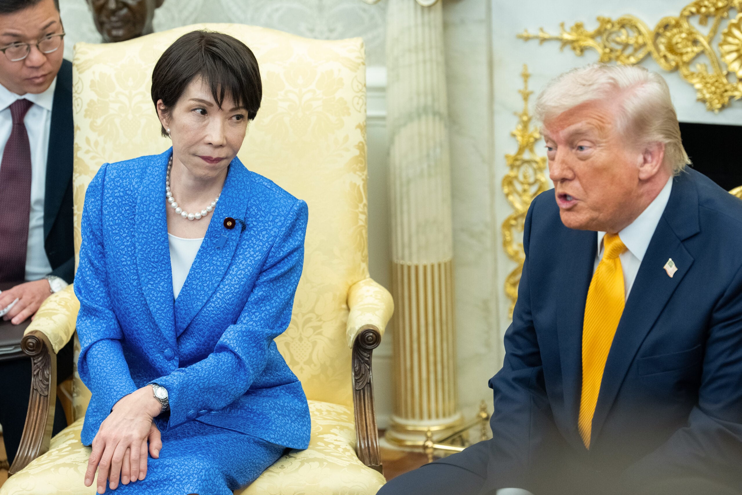 US President Donald Trump and Sanae Takaichi, Japan's prime minister,
