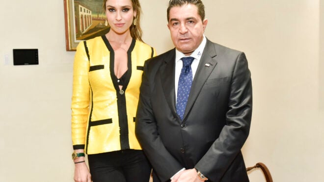 Paolo Zampolli and Amanda Ungaro