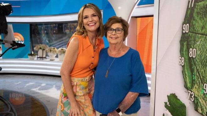 Savannah Guthrie and mother Nancy Guthrie