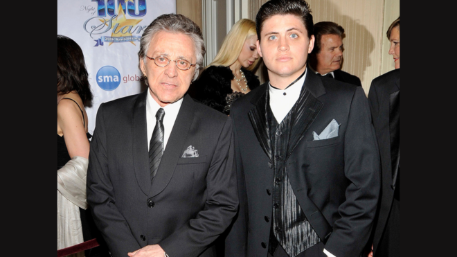 Frankie Valli, left, and his son Francesco Valli