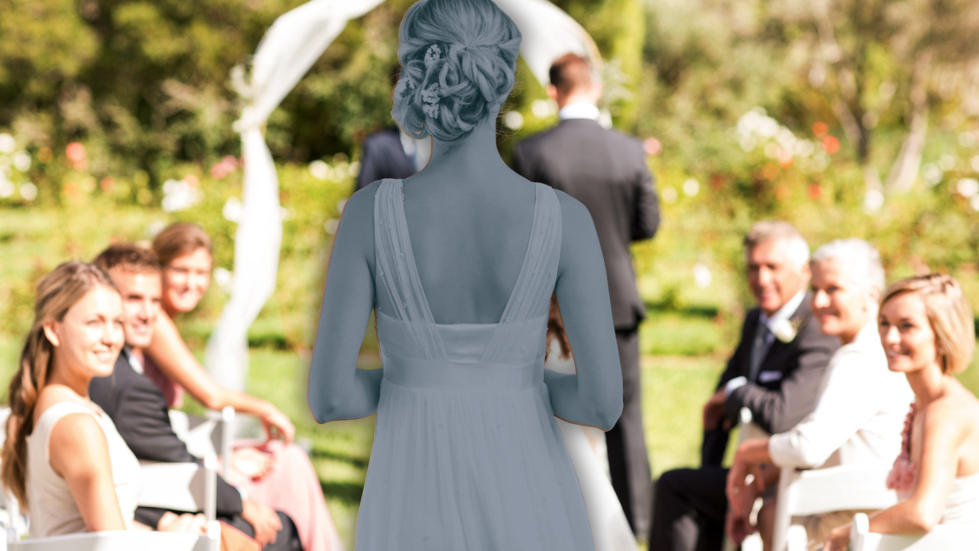 bride at wedding