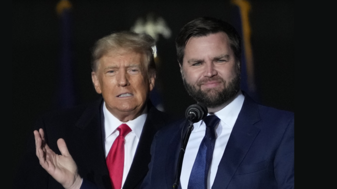 U.S. President Donald Trump U.S. VP JD Vance