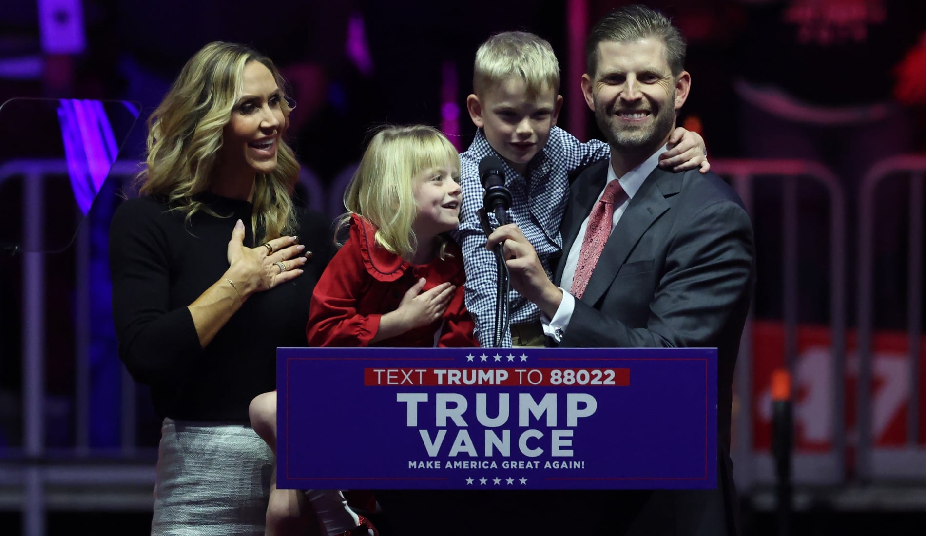 Eric Trump and family