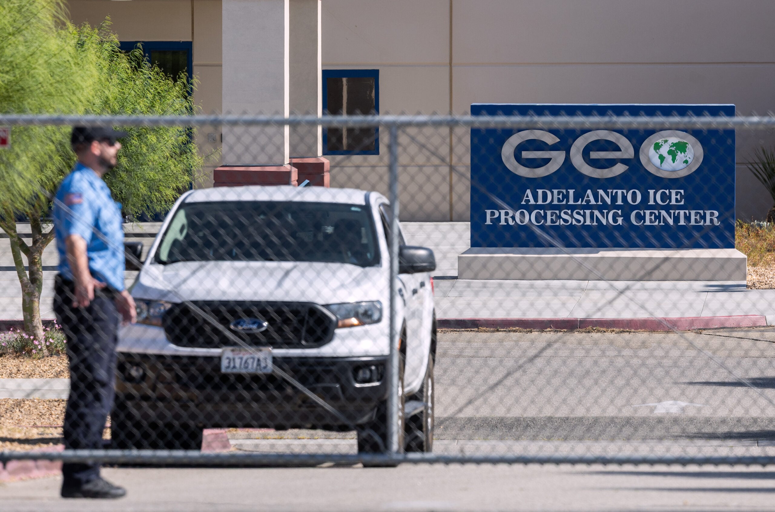 The GEO Adelanto ICE Processing Center in Adelanto, California, on June 17, 2025.