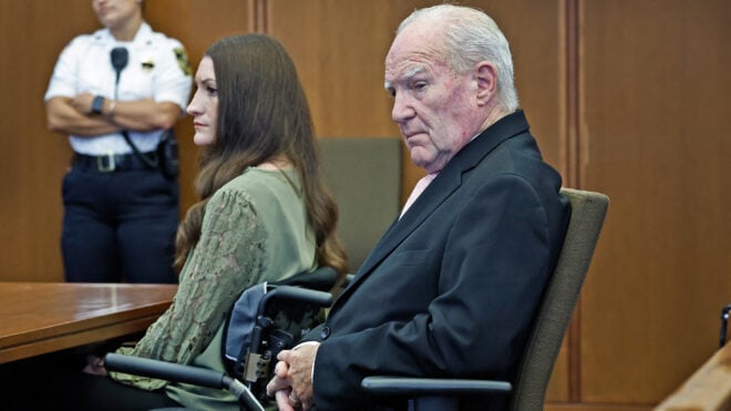 Kevin Reddington, defense attorney for Lindsay Clancy, and Lindsay Clancy